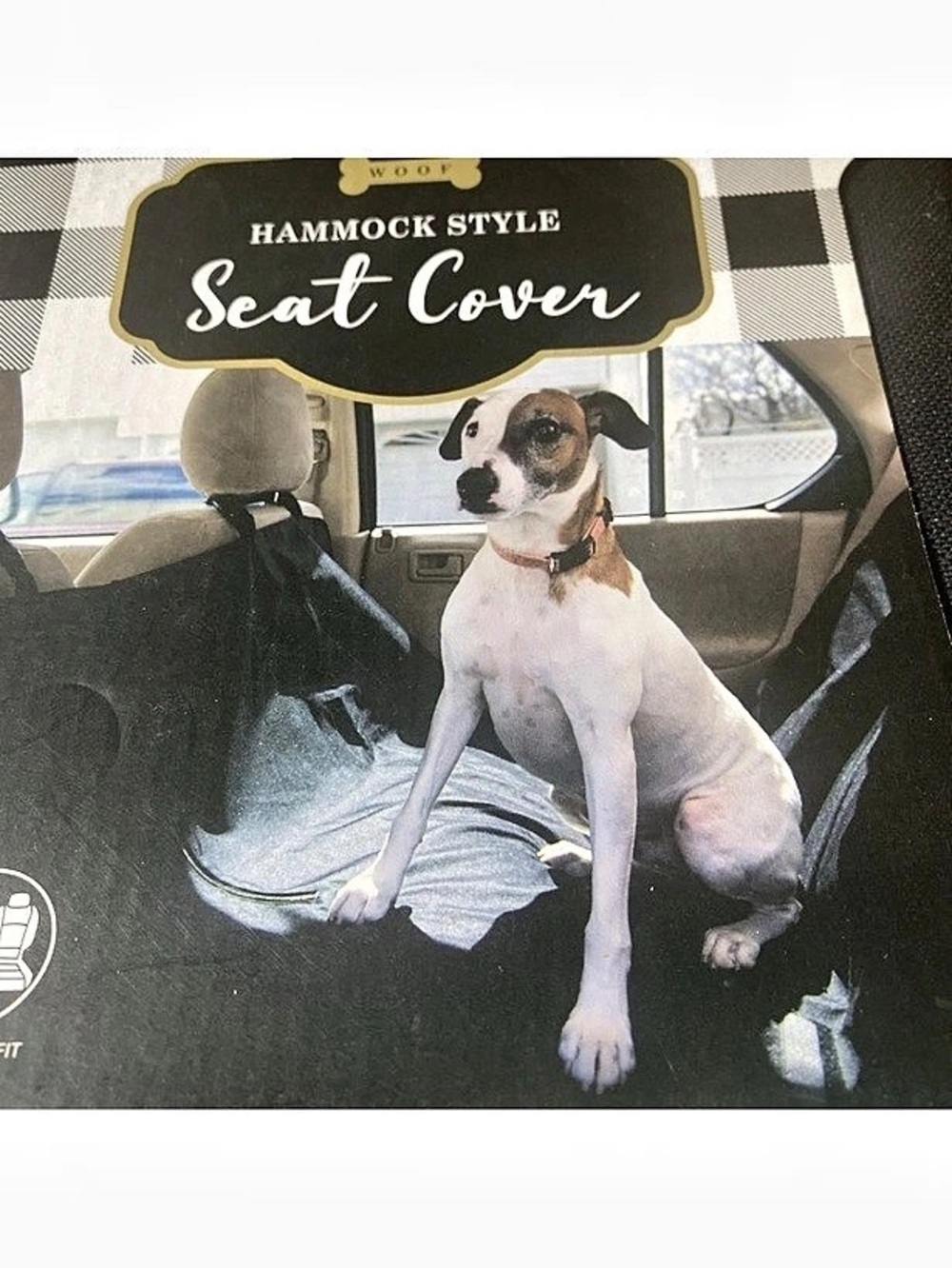 Woof Hammock Style Seat Cover Dog Car Seat Cover